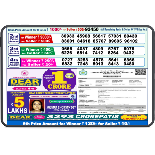 lottery sambad 6